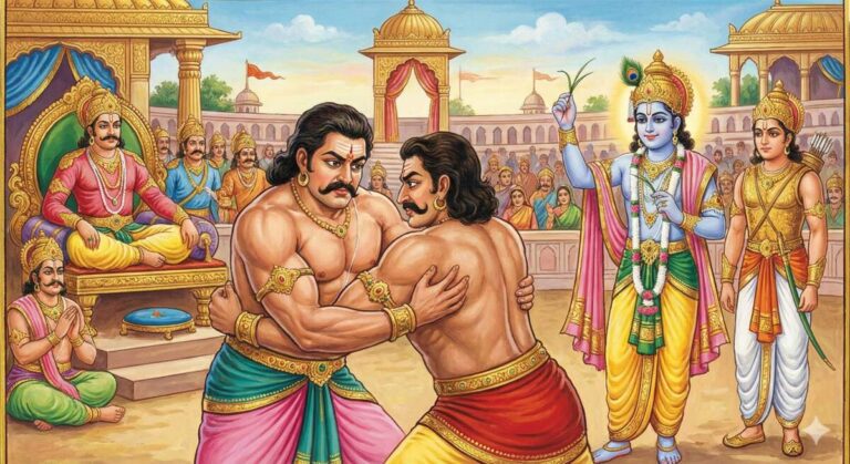 ശ്രീകൃഷ്ണനും ജരാസന്ധനും: അധർമ്മത്തിന്റെ കോട്ട തകർത്ത കൃഷ്ണതന്ത്രം