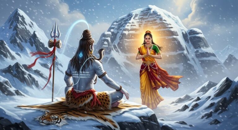 ശിവനെ ഉണർത്തിയ പാർവ്വതിയുടെ പ്രണയം: ത്യാഗത്തിന്റെ കഥ
